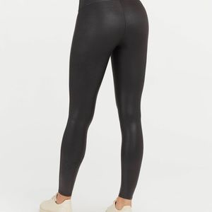 Spanx faux leather leggings size small. Never worn.